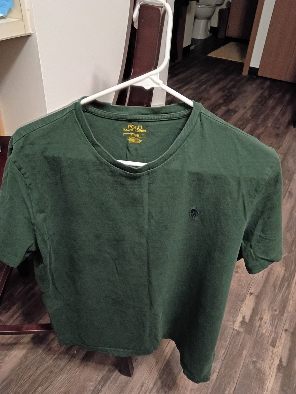 Polo by Ralph Lauren Men's Green Crew Neck T-Shirt